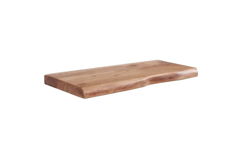 Vægreol Wohnling træ kant, massivt træ, svævehylde, landlig stil 60 cm, 60 cm