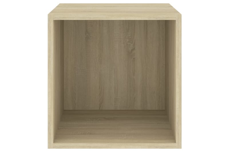 vægskab 37x37x37cm spånplade sonoma-eg - Brun - Opbevaring - Hylder & Reoler - Væghylde & vægreol