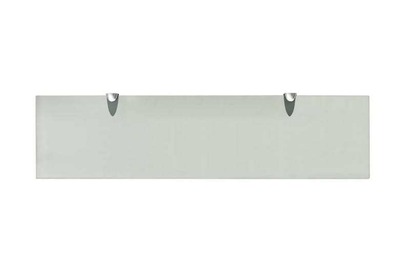 243799 Svævende Hylde I Glas 80X20 Cm 8 Mm - gennemsigtig - Opbevaring - Hylder & Reoler - Væghylde & vægreol