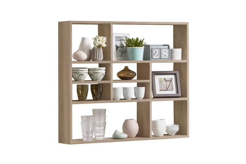 Amarant Væghylde 90 cm, Eg