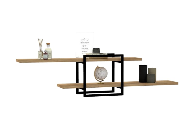 Andifli Væghylde 120x30 cm - Blå - Opbevaring - Hylder & Reoler - Væghylde & vægreol