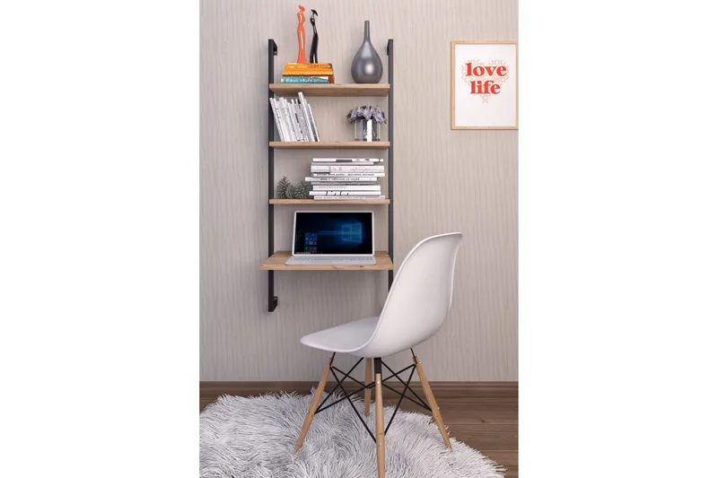 Andifli Væghylde 49x120 cm, Brun