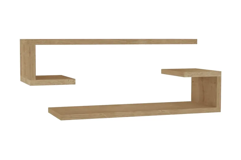 Andifli Væghylde 60x15 cm, Grøn