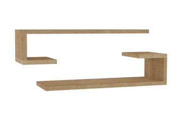 Andifli Væghylde 60x15 cm - Grøn - Opbevaring - Hylder & Reoler - Væghylde & vægreol