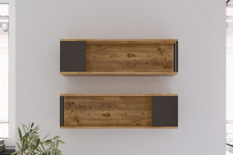 Aobrey Hylde 22x100 cm - Natur - Opbevaring - Hylder & Reoler - Væghylde & vægreol