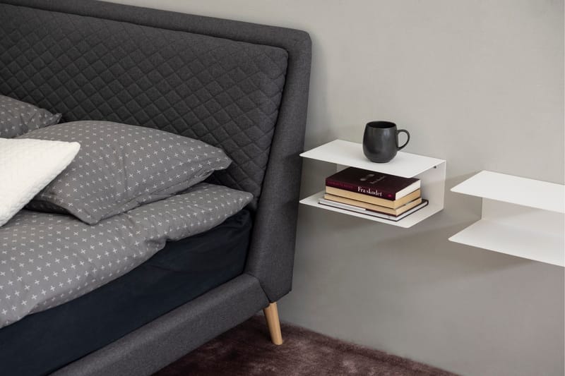 Belleuve Væghylde 35 cm - Hvid - Opbevaring - Hylder & Reoler - Væghylde & vægreol