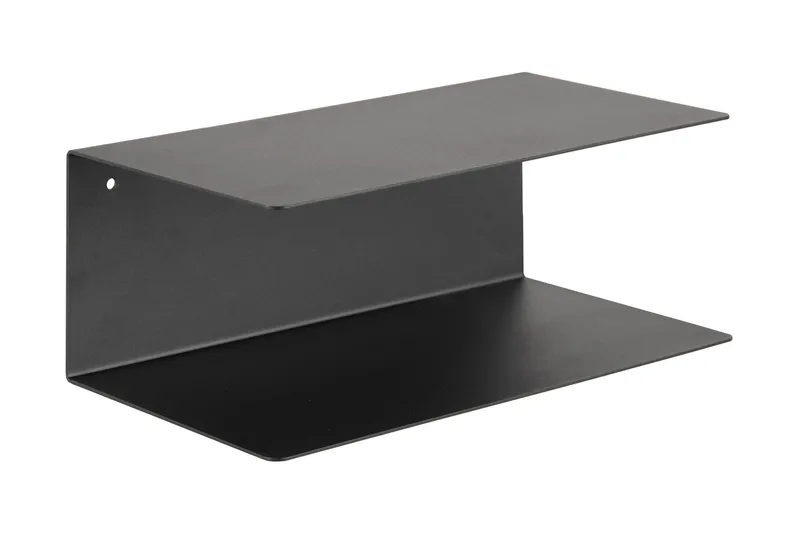 Belleuve Væghylde 35 cm, Sort