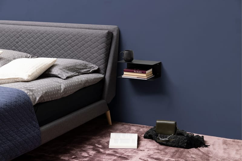 Belleuve Væghylde 35 cm - Sort - Opbevaring - Hylder & Reoler - Væghylde & vægreol