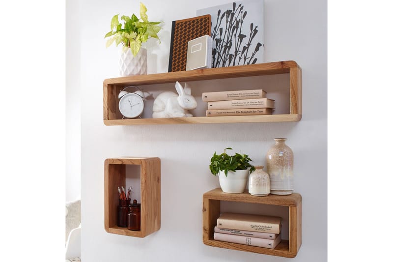 Brinius Væghylde 3-pakning - Træ / natur - Opbevaring - Hylder & Reoler - Væghylde & vægreol