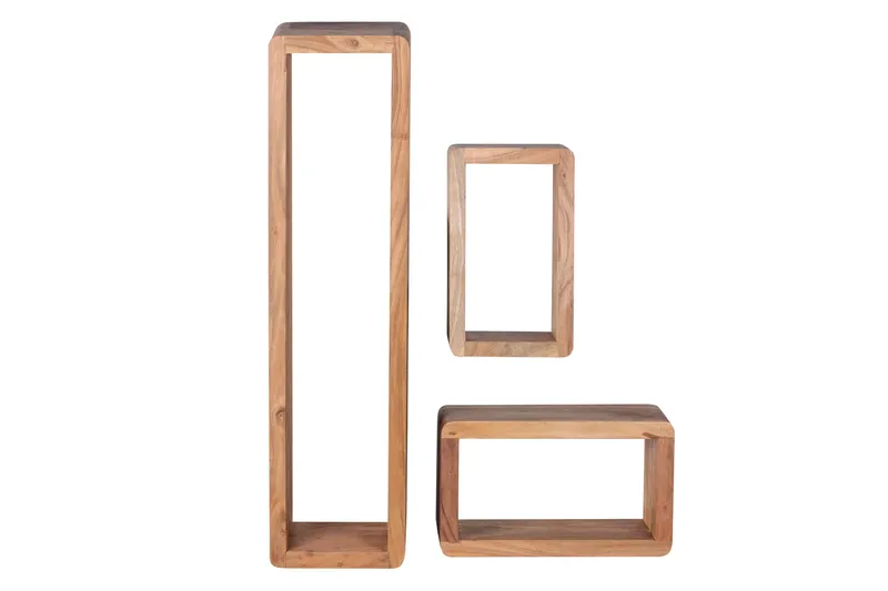 Brinius Væghylde 3-pakning, Træ / natur