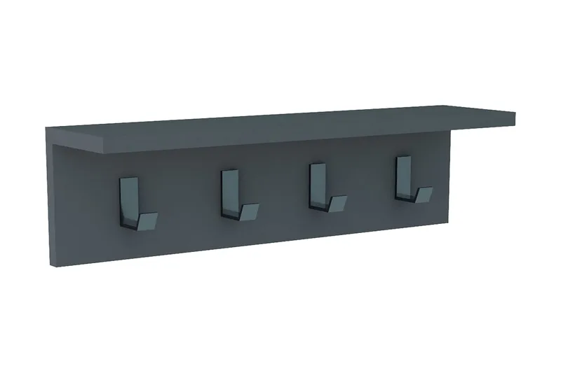 Casden Væghylde 15 cm, Antracit