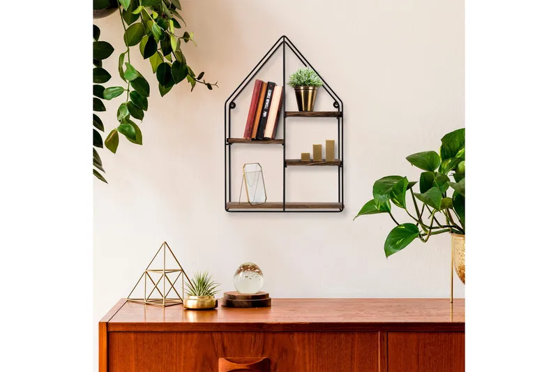 Catesbaei Hylde 60x15 cm 4 Hylder, undefined