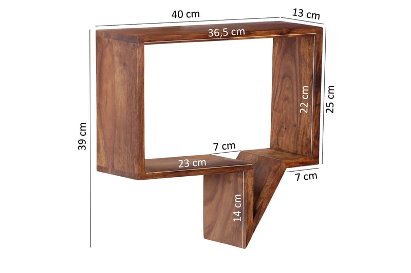 Clutts Hylde 2-stk - Træ / natur - Opbevaring - Hylder & Reoler - Væghylde & vægreol