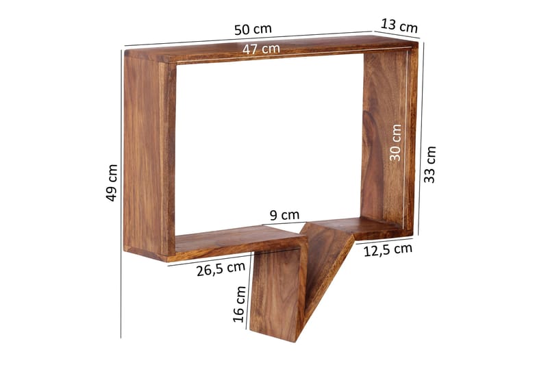 Clutts Hylde 2-stk - Træ / natur - Opbevaring - Hylder & Reoler - Væghylde & vægreol