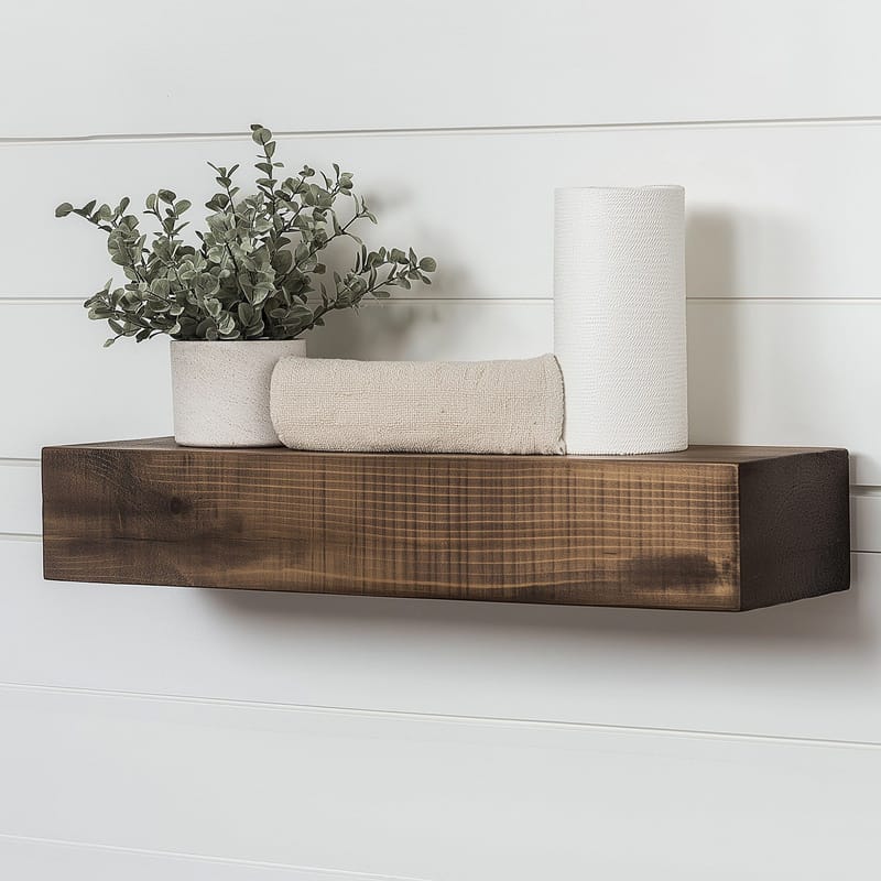 Decorative Wooden Wall Shelf Hanah Home - Opbevaring - Hylder & Reoler - Væghylde & vægreol