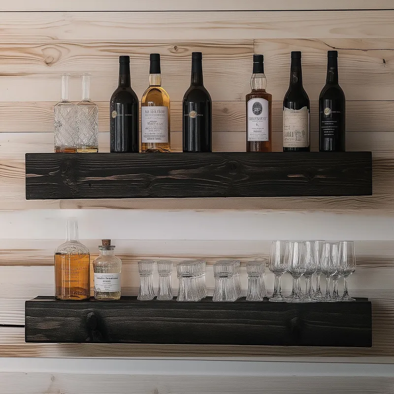Decorative Wooden Wall Shelf Hanah Home - Opbevaring - Hylder & Reoler - Væghylde & vægreol