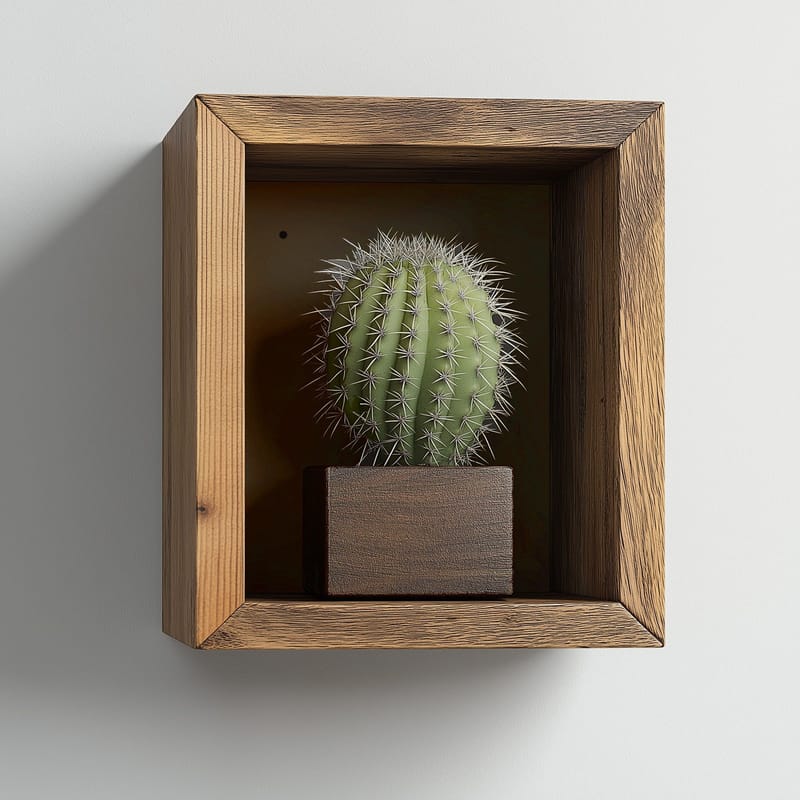 Decorative Wooden Wall Shelf Hanah Home - Opbevaring - Hylder & Reoler - Væghylde & vægreol