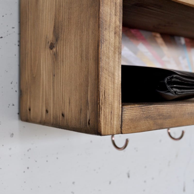 Decorative Wooden Wall Shelf Hanah Home - Opbevaring - Hylder & Reoler - Væghylde & vægreol