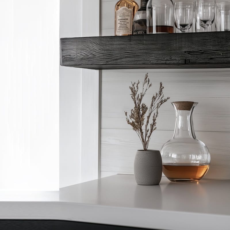 Decorative Wooden Wall Shelf Hanah Home - Opbevaring - Hylder & Reoler - Væghylde & vægreol