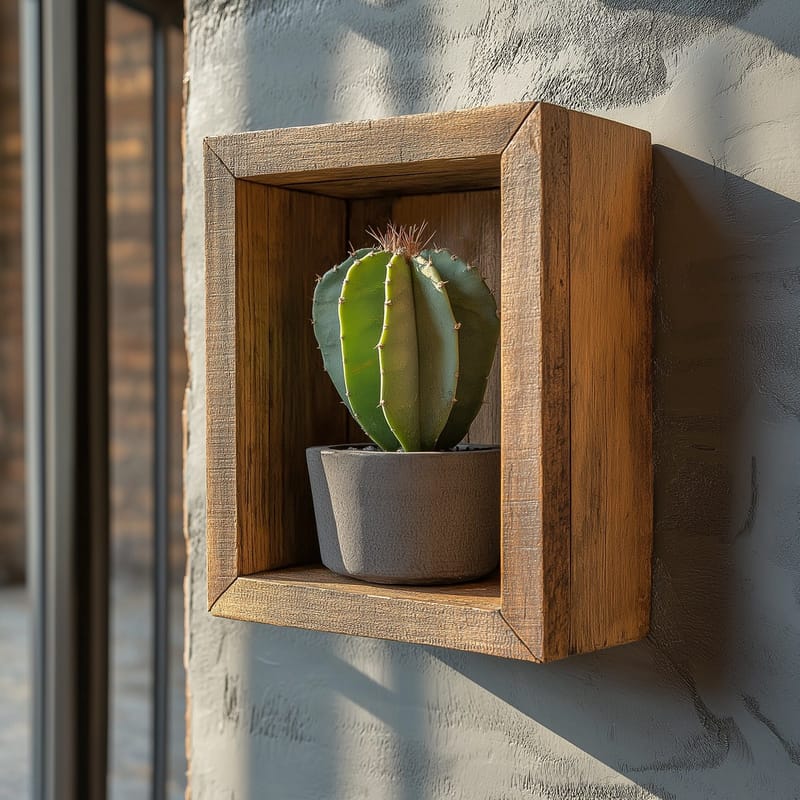 Decorative Wooden Wall Shelf Hanah Home - Opbevaring - Hylder & Reoler - Væghylde & vægreol