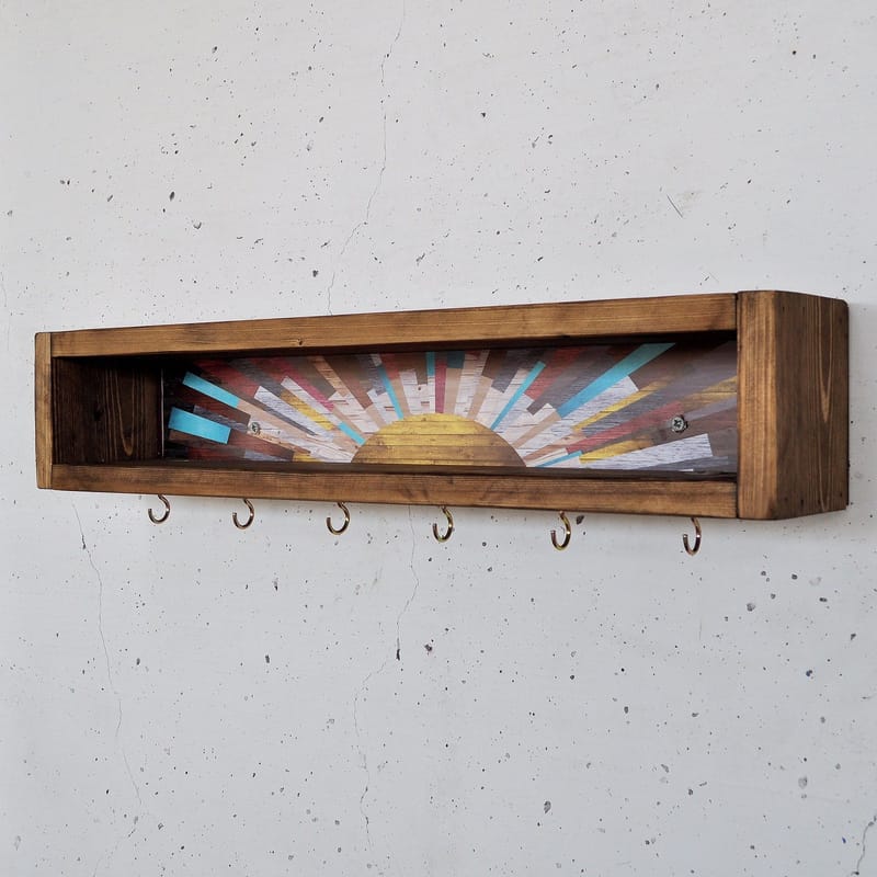 Decorative Wooden Wall Shelf Hanah Home - Opbevaring - Hylder & Reoler - Væghylde & vægreol
