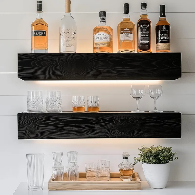 Decorative Wooden Wall Shelf Hanah Home, undefined
