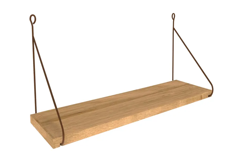 Decormet væghylde - Eg - Opbevaring - Hylder & Reoler - Væghylde & vægreol