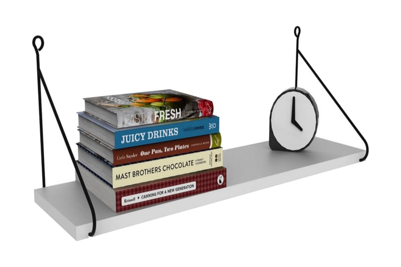 Decormet væghylde - Hvid - Opbevaring - Hylder & Reoler - Væghylde & vægreol