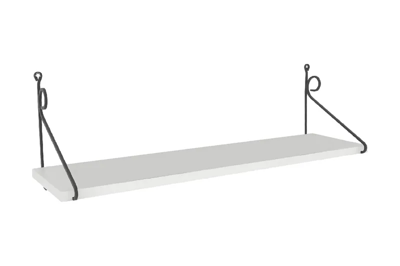 Decormet væghylde, Hvid