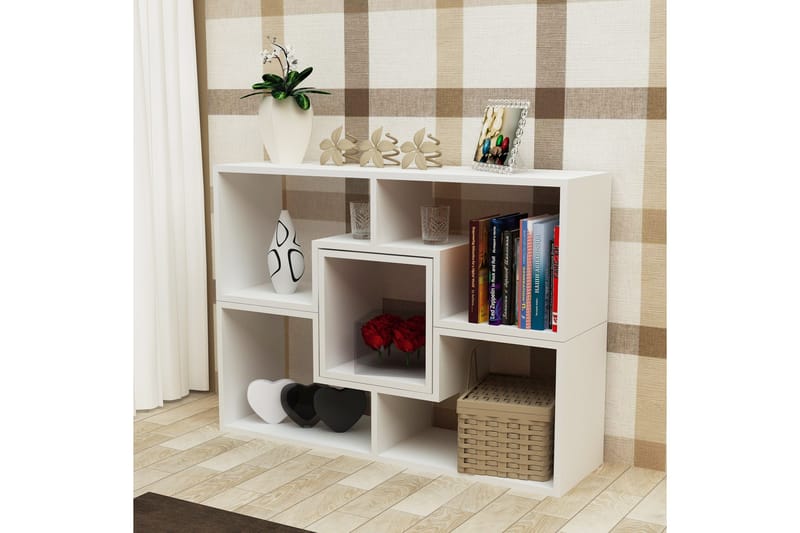 Decorotika bogreol lav - Hvid - Opbevaring - Hylder & Reoler - Væghylde & vægreol