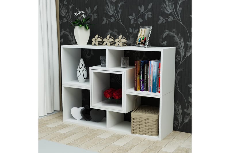 Decorotika bogreol lav - Hvid - Opbevaring - Hylder & Reoler - Væghylde & vægreol