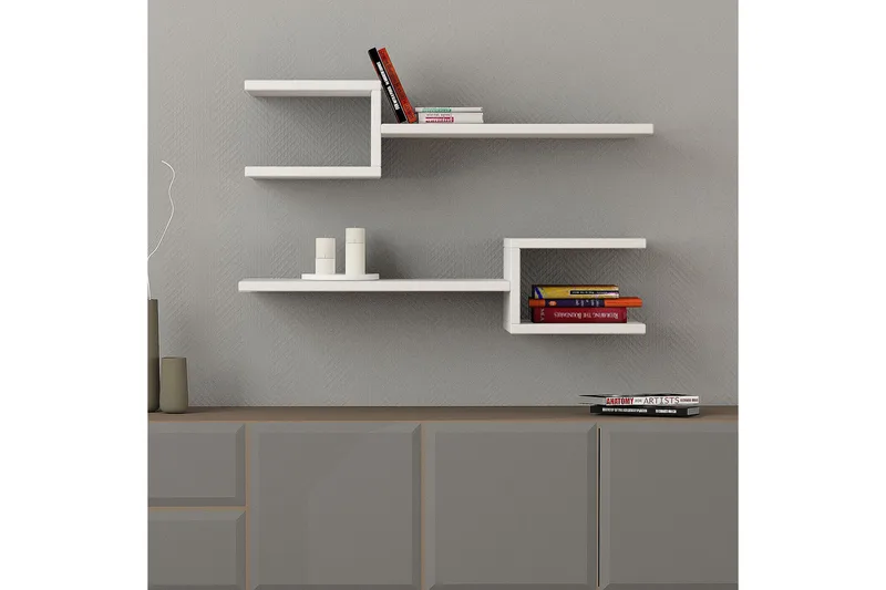 Decorta væghylde, Hvid