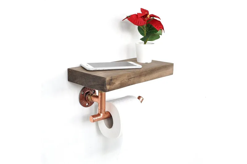 Desgrar Væghylde 30x15 cm - Guld - Opbevaring - Hylder & Reoler - Væghylde & vægreol