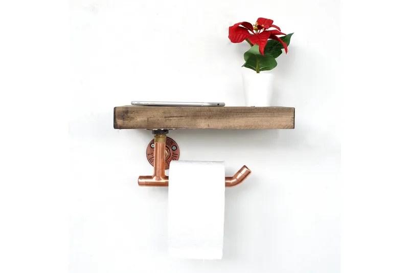 Desgrar Væghylde 30x15 cm - Guld - Opbevaring - Hylder & Reoler - Væghylde & vægreol