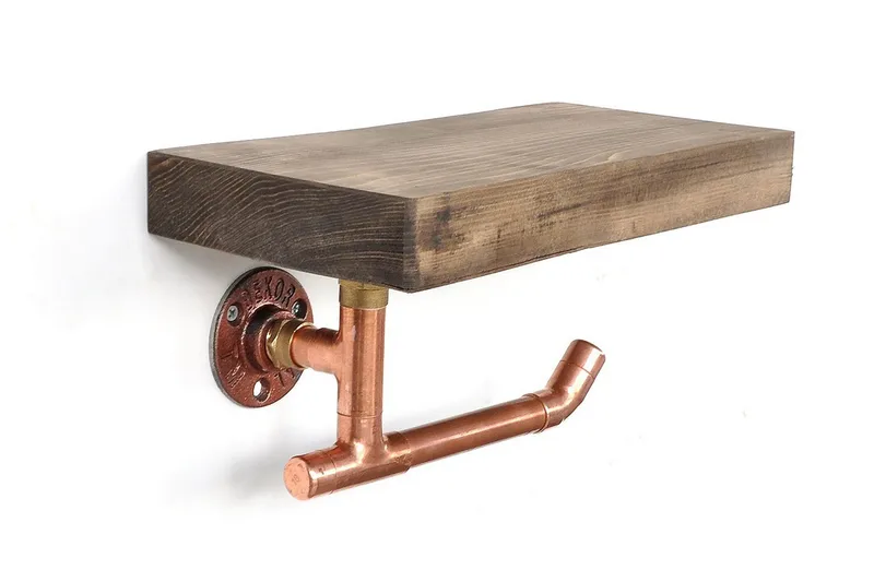 Desgrar Væghylde 30x15 cm - Guld - Opbevaring - Hylder & Reoler - Væghylde & vægreol