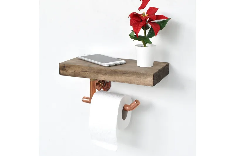 Desgrar Væghylde 30x15 cm - Guld - Opbevaring - Hylder & Reoler - Væghylde & vægreol