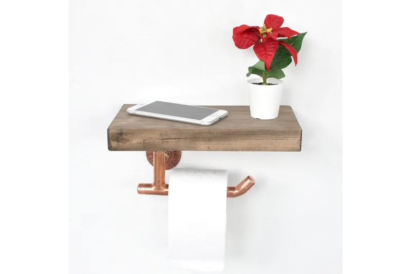 Desgrar Væghylde 30x15 cm - Guld - Opbevaring - Hylder & Reoler - Væghylde & vægreol