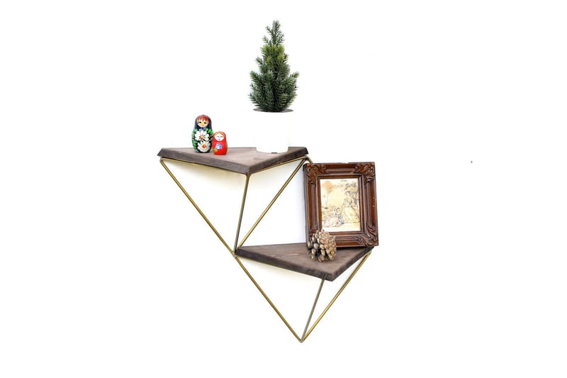 Desgrar Væghylde 30x33 cm - Brun - Opbevaring - Hylder & Reoler - Væghylde & vægreol