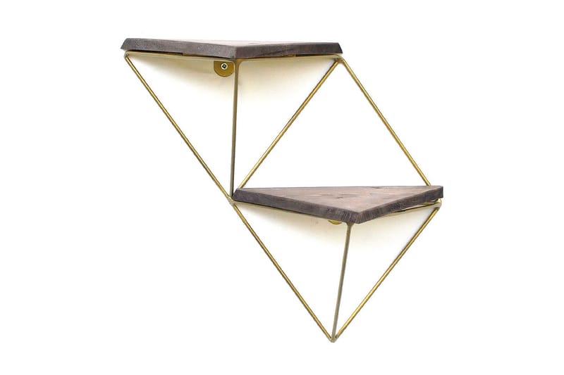 Desgrar Væghylde 30x33 cm - Brun - Opbevaring - Hylder & Reoler - Væghylde & vægreol