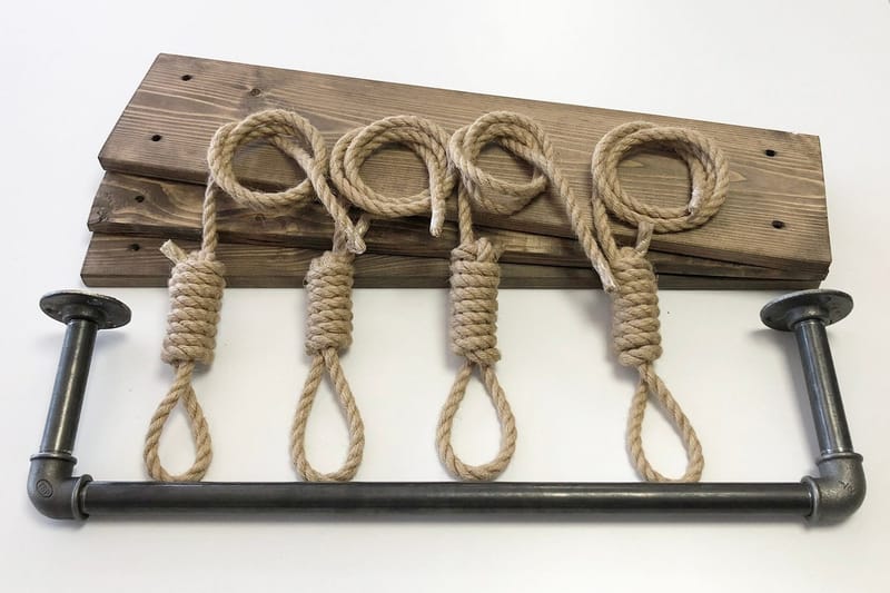 Evila Rephylde 3 hylder - Træ / sort - Opbevaring - Hylder & Reoler - Væghylde & vægreol