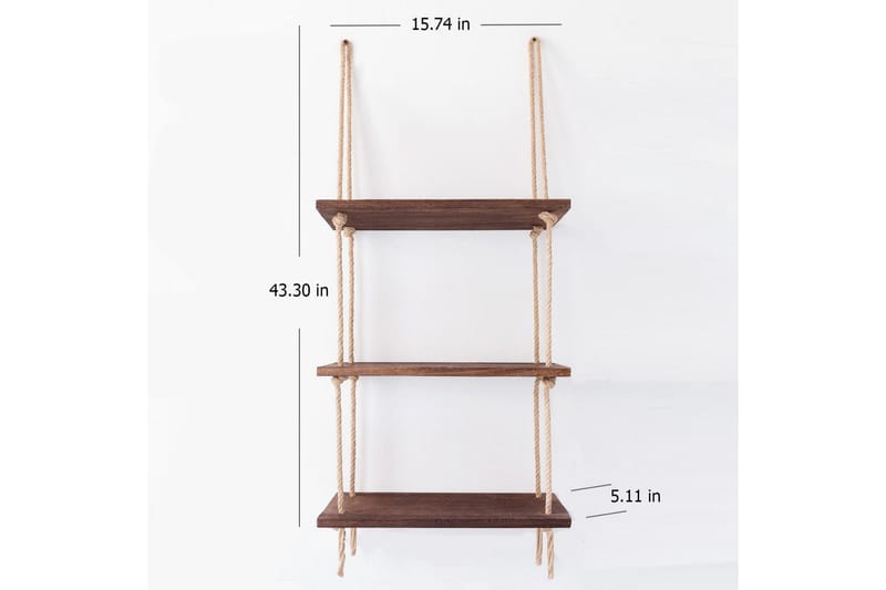 Evila Rephylde Træ - Træ - Opbevaring - Hylder & Reoler - Væghylde & vægreol