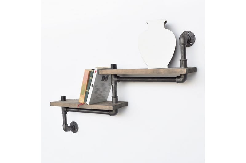 Evila trappetræ / træ - Sort / træ - Opbevaring - Hylder & Reoler - Væghylde & vægreol