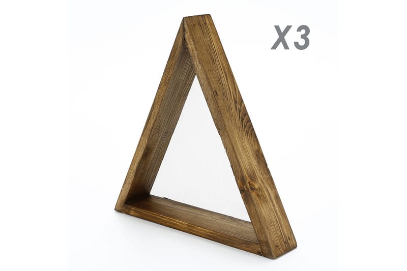 Evila trekantshylde - Træ - Opbevaring - Hylder & Reoler - Væghylde & vægreol