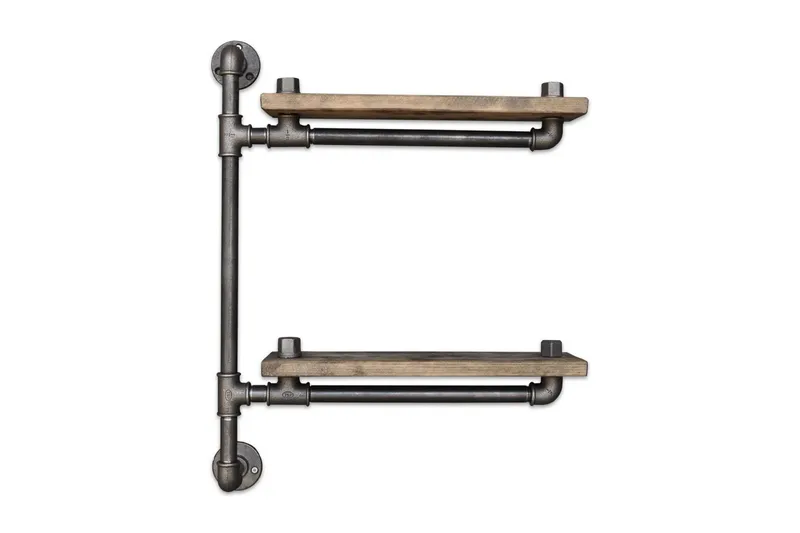 Evila Væghylde Rør / træ, Træ / sort