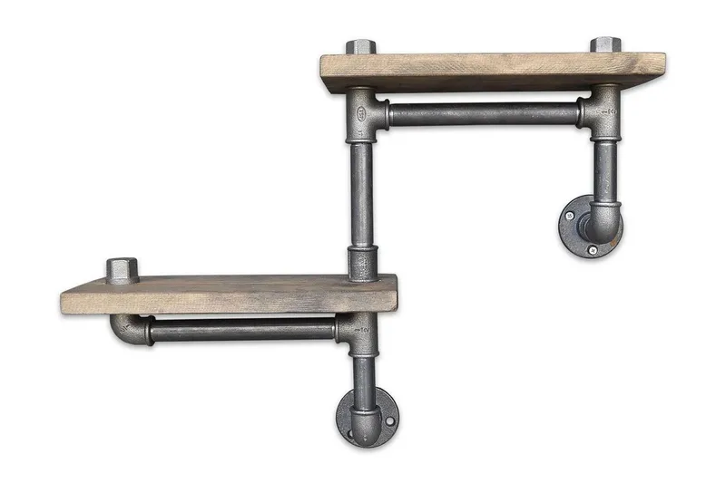 Evila Væghylde Rør / træ, Træ / sort