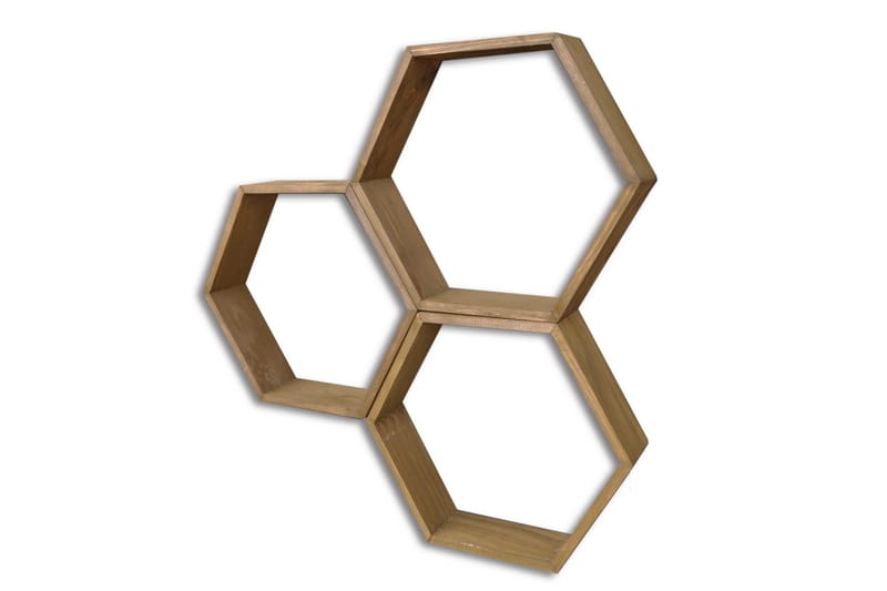 Evila Væghylde sekskant - Træ - Opbevaring - Hylder & Reoler - Væghylde & vægreol