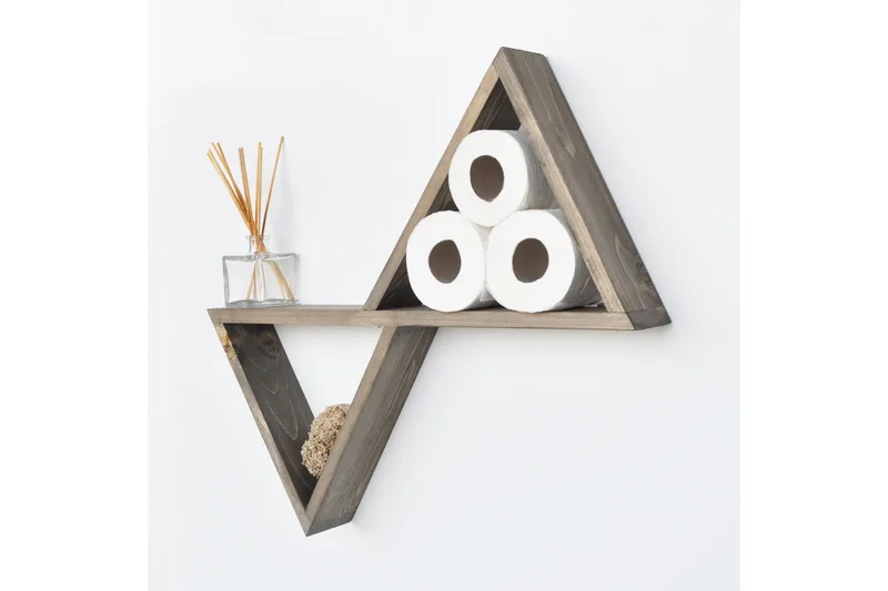 Evila Væghylde trekanter - Træ - Opbevaring - Hylder & Reoler - Væghylde & vægreol