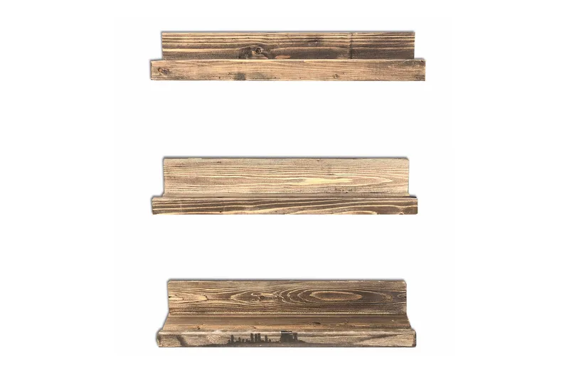 Evila Væghylder sæt af 3, Træ