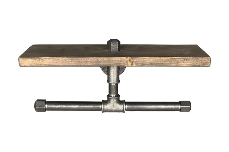 Evila Wrap papirholdere, Sort / træ