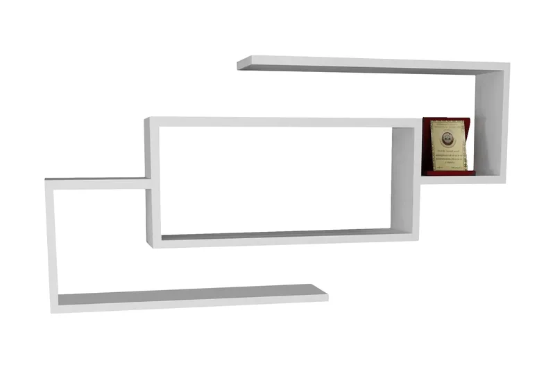 Furny Home Væghylde 103 cm, Hvid